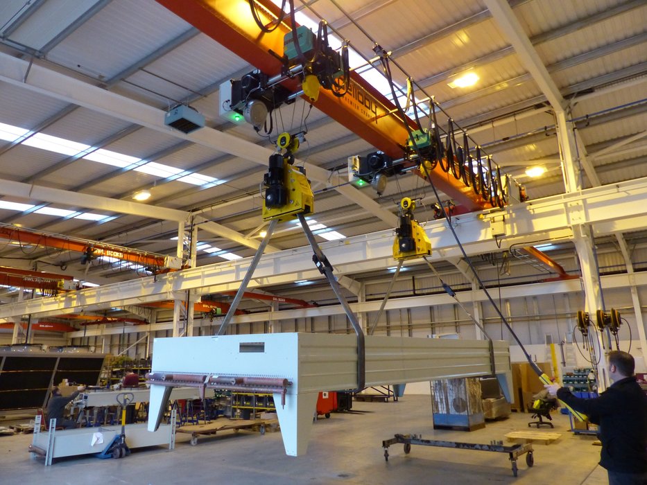 PELLOBY Cranes and VERLINDE hoists installed following Kelvion warehouse fire